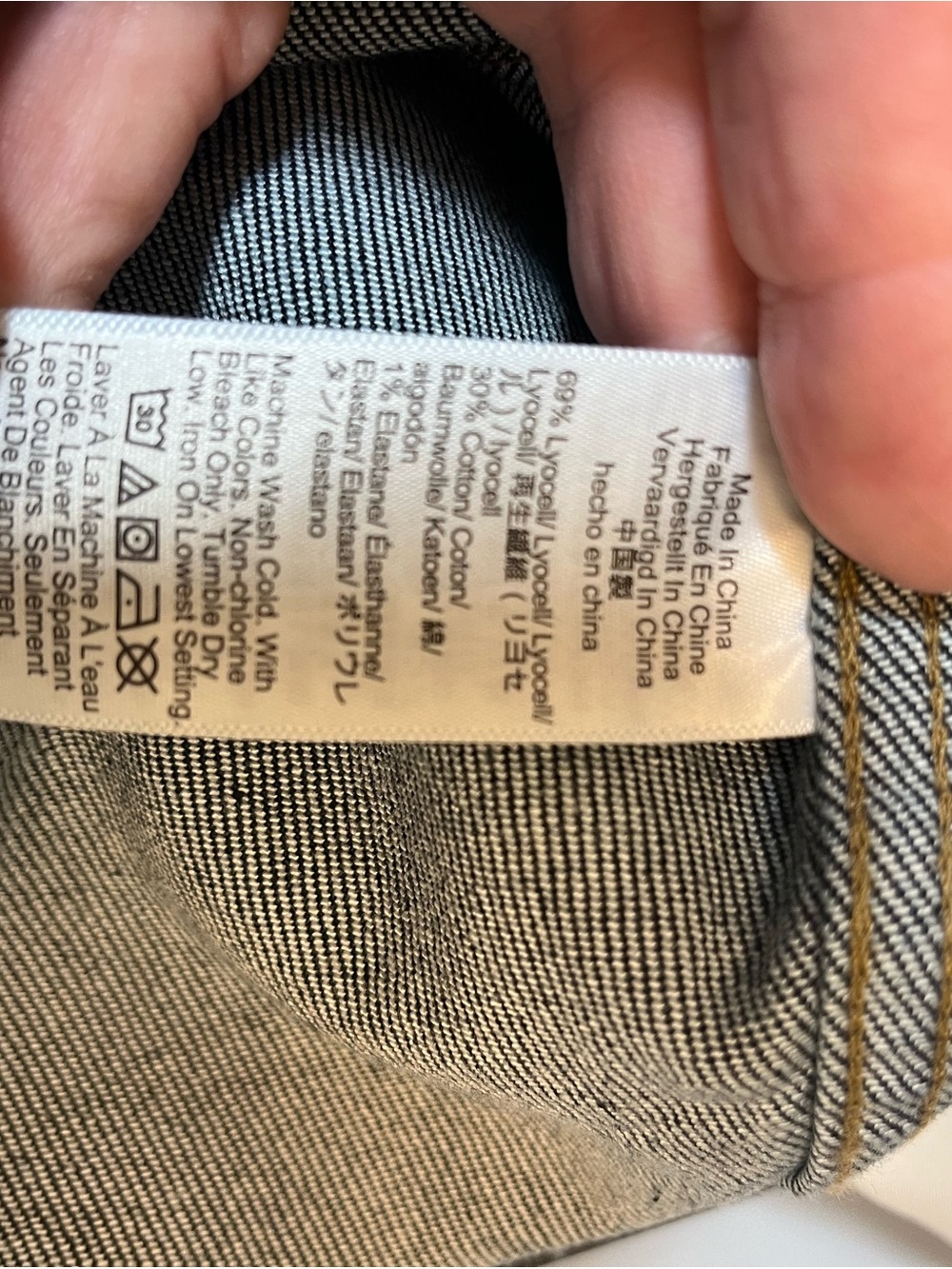J. Crew Dark Denim Sleeveless Button-Front Dress - Picture 6 of 7